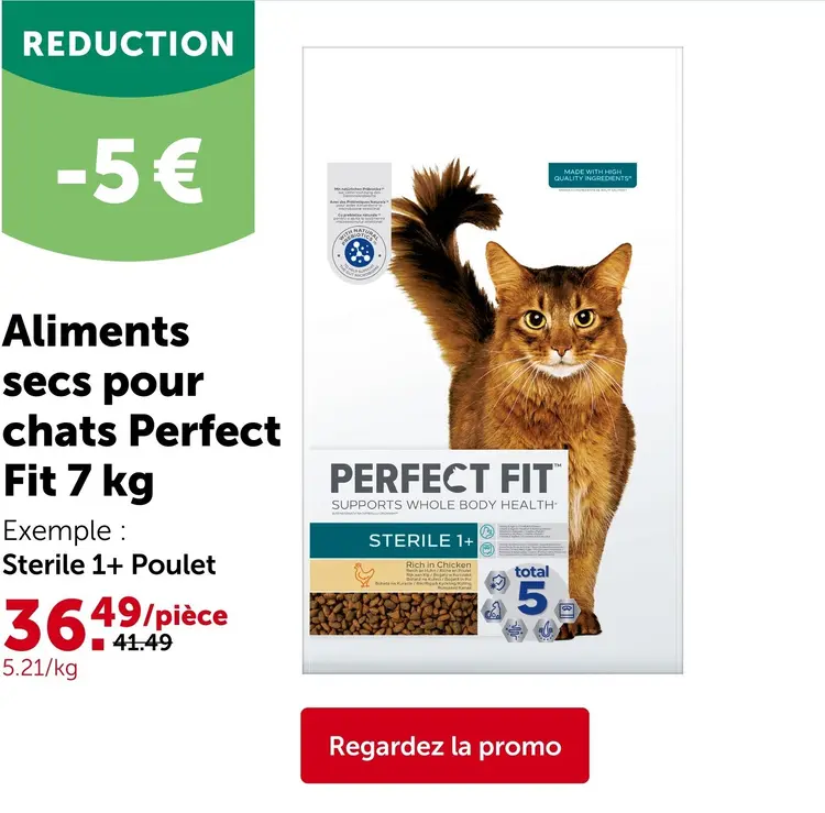 Offre: Aliments secs pour chats