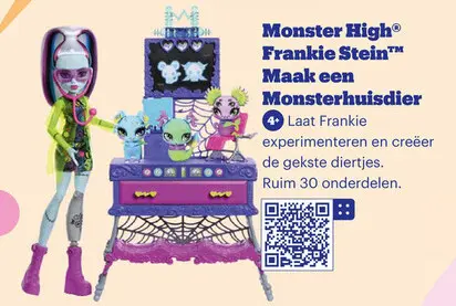 Aanbieding: Monster High Frankie Stein Maak een Monsterhuisdier