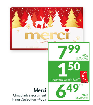 Aanbieding: Merci Chocoladeassortiment Finest Selection