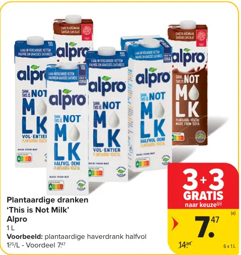 Promotie: Plaantaardige dranken 'This is Not Milk'
