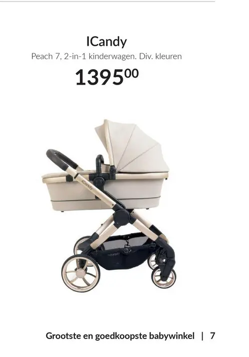Aanbieding: Peach 7, 2-in-1 kinderwagen