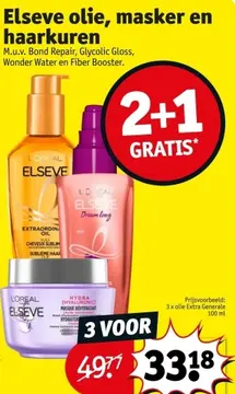 Aanbieding: Elseve olie, masker en haarkuren