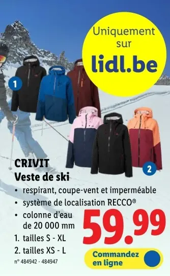 Offre: Veste de ski