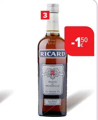 Offre: Pastis classique Ricard
