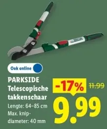 Aanbieding: Telescopische takkenschaar