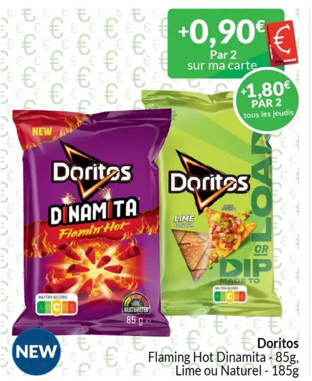 Offre: Doritos Dinamita, Lime ou Naturel