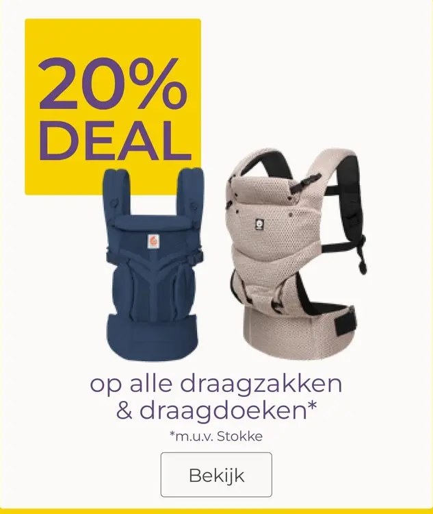 Aanbieding: alle draagzakken & draagdoeken