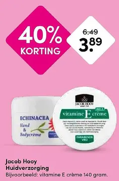 Aanbieding: Jacob Hooy Huidverzorging
