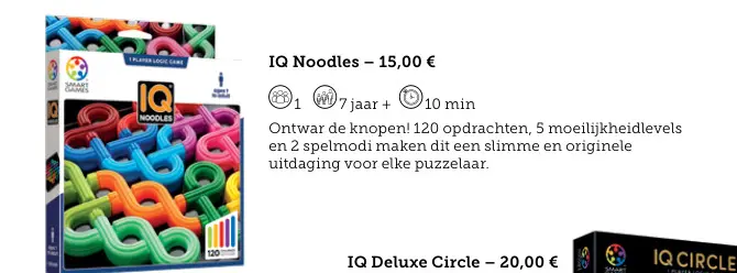 Promotie: IQ Noodles