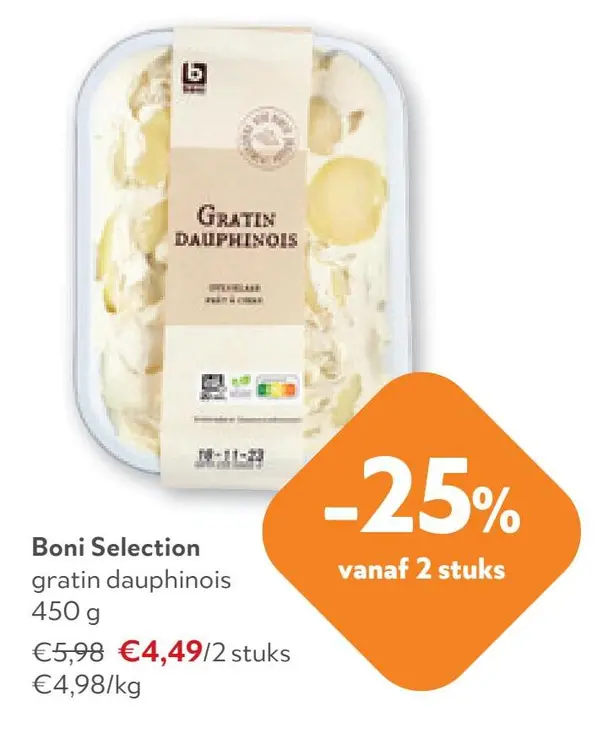 Aanbieding: Boni Selection gratin dauphinois