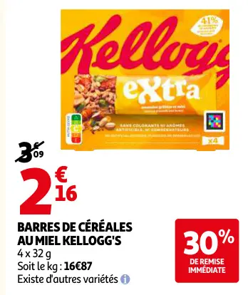 Promotie: Barres de céréales au miel