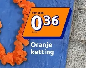 Aanbieding: Oranje ketting