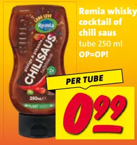 Aanbieding: whisky cocktail of chili saus