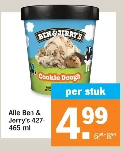 Aanbieding: Ben & Jerry's