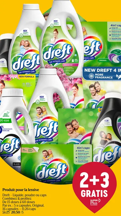 Offre: Produit pour la lessive