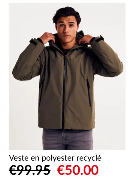 Offre: Veste en polyester recyclé