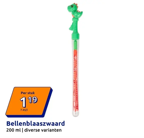 Aanbieding: Bellenblaas zwaard