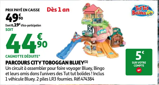 Promotie: Parcours City Toboggan Bluey