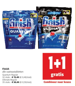 Aanbieding: Finish alle vaatwastabletten