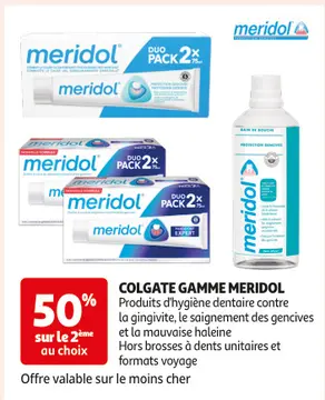 Offre: COLGATE GAMME MERIDOL