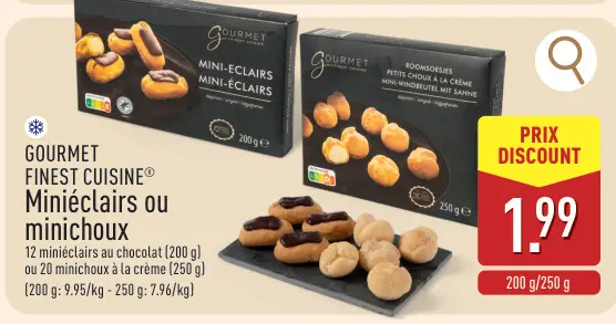 Offre: Miniéclairs ou minichoux