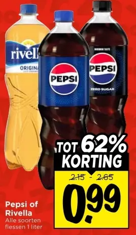 Aanbieding: Pepsi or Rivella