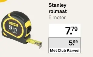Aanbieding: Rolmaat