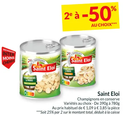 Offre: Champignons en conserve