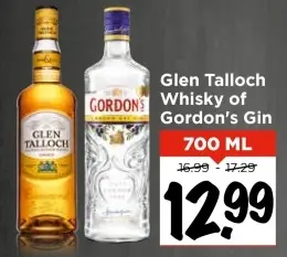 Aanbieding: Glen Talloch Whisky of Gordon's Gin