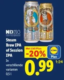 Aanbieding: Steam Brew IPA of Session IPA