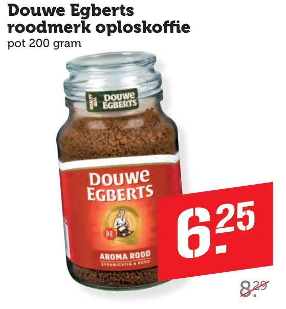 Aanbieding: Roodmerk oploskoffie