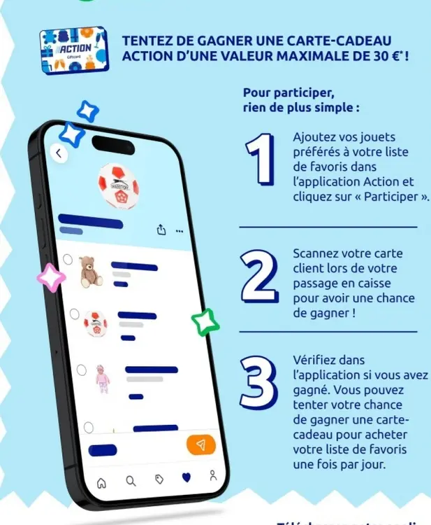 Offre: Carte-cadeau Action
