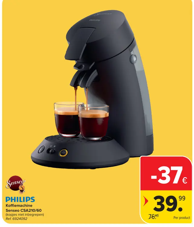 Promotie: Koffiemachine Senseo CSA210/60