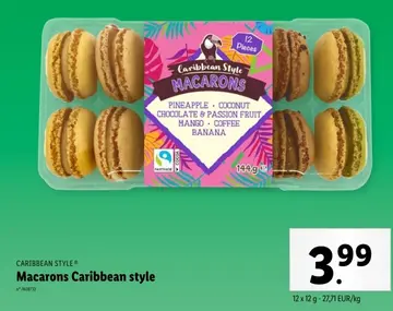 Offre: Macarons Caribbean style