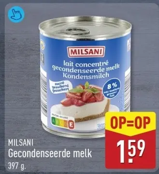 Aanbieding: Gecondenseerde melk