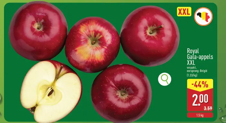 Promotie: Royal Gala-appels XXL