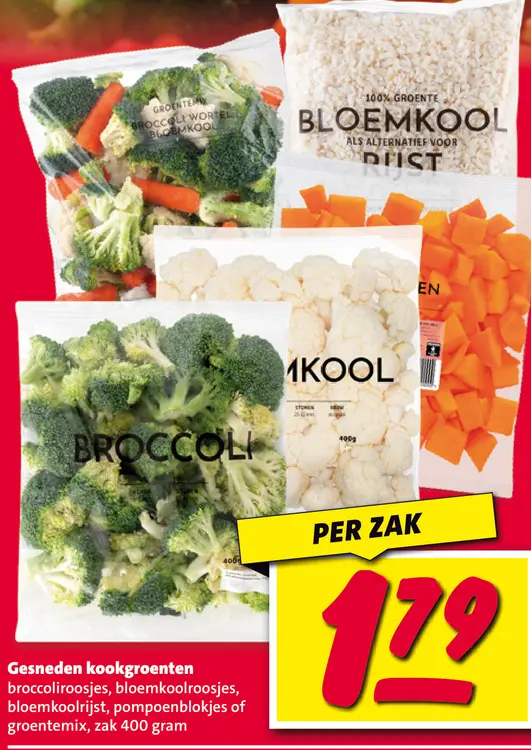 Aanbieding: Gesneden kookgroenten