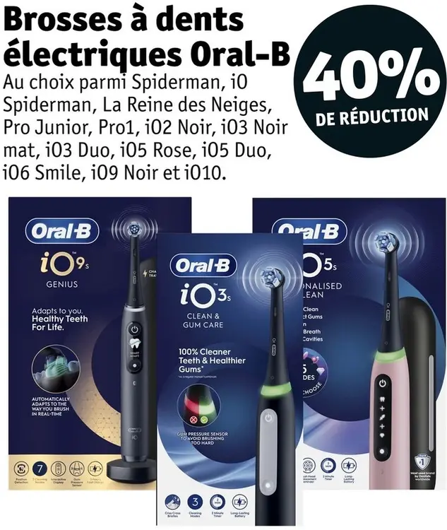 Offre: Brosses à dents électriques