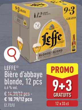Offre: Bière d'abbaye blonde