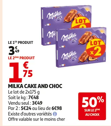 Offre: Cake and choc
