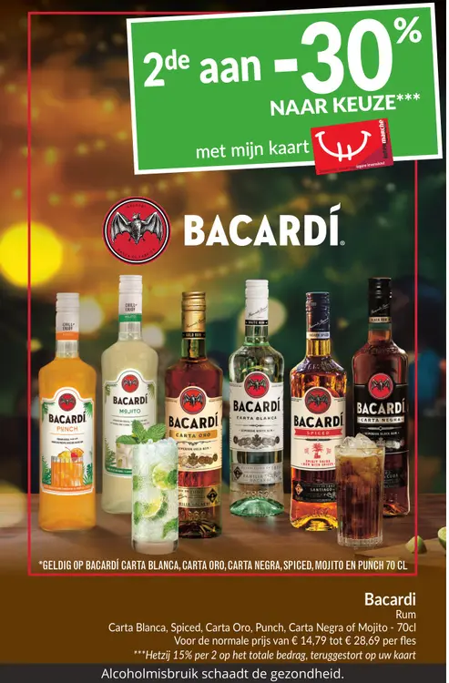 Promotie: Bacardi Rum