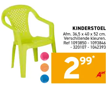 Promotie: Kinderstoel
