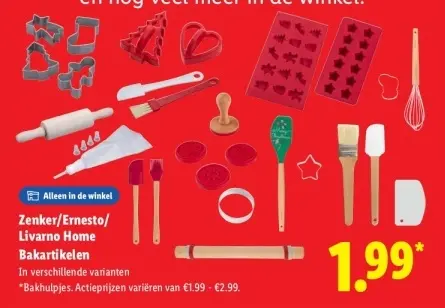 Aanbieding: Bakartikelen