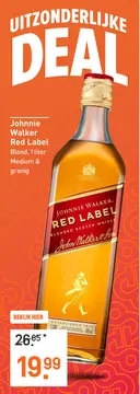 Aanbieding: Johnnie Walker Red Label 100CL