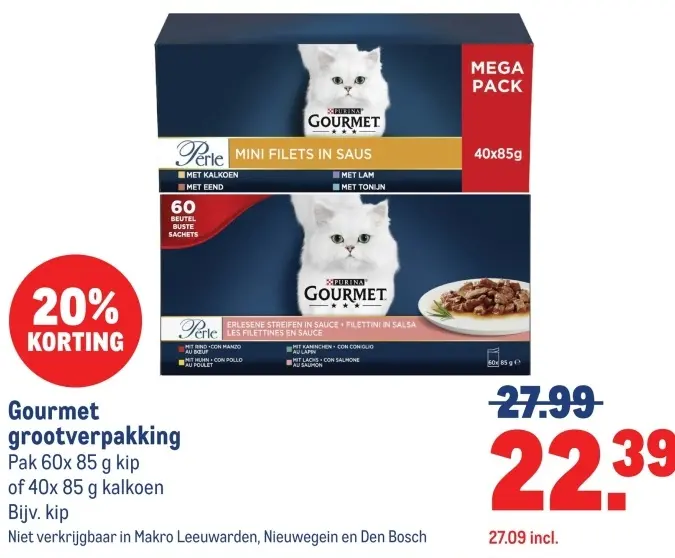 Aanbieding: Gourmet grootverpakking