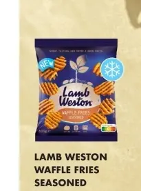 Aanbieding: Lamb weston waffle fries seasoned