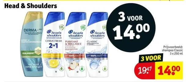 Aanbieding: Head & Shoulders