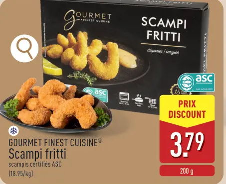 Offre: Scampi fritti