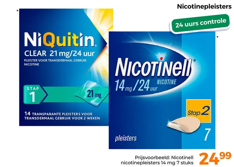 Aanbieding: Nicotinell nicotinepleisters 