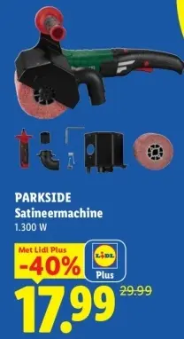 Aanbieding: Satineermachine